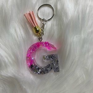 Handmade Letter Keychain